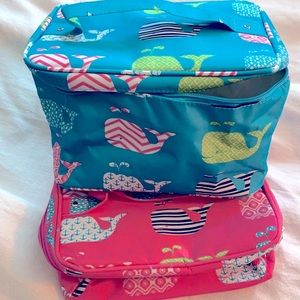 (2) Totes: Toiletry / Make Up / Jewelry